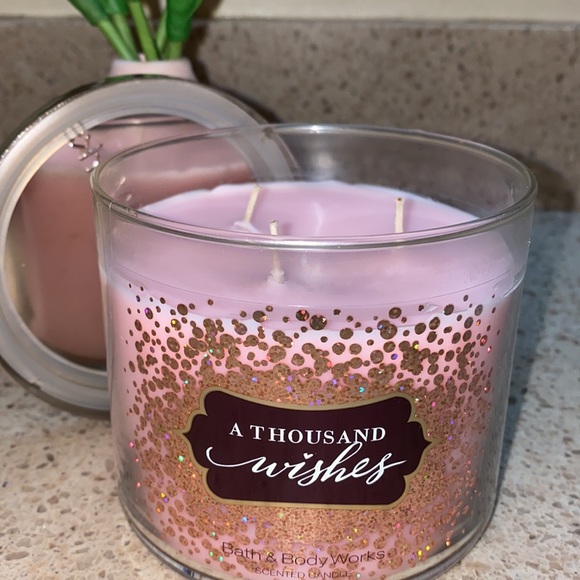 A Thousand Wishes Bath & Body Works 3 Wick Candle - Picture 3 of 4